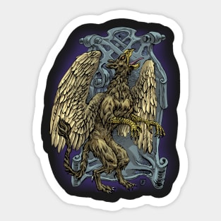 Griffin Crest Sticker